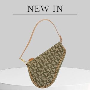 Dior Trotter Canvas Saddle Bag